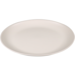 Goldplast Bord, Mineral, reusable, onbreekbaar, rond, 1-vaks, pP, Ø23.5cm, taupe