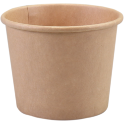 Cup, sauscup, 60ml, 2oz, Ø 62mm, 40mm, karton + PE, bruin