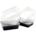 Bak, PP, 750ml, 182x135x45mm, wit