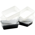 Bak, PP, 500ml, 182x135x35mm, wit