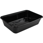 Bak, PP, 500ml, 172x120x35mm, zwart