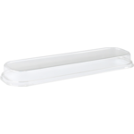 Deksel, Gerecycled PET, 255x54x23mm, transparant