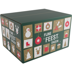  Kerstpakketdoos, Tegels, golfkarton, 39x29x23cm, Kerstmis, c, 