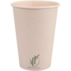 Depa, Beker, Bamboepapier + PE, 180ml, 7.5oz, Ø70.3mm, lichtbruin