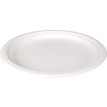 Depa Bord, rond, 1-vaks, bagasse (suikerrietpulp), Ø26cm, wit