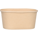 Cup, 250ml, 108x80mm, 50mm, bamboepapier + PP, 
