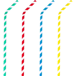 Depa Rietje, buigrietje, papier, 220mm, Ø6mm, assorti