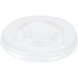 Deksel, milkshakebeker, PS, Ø90mm, wit
