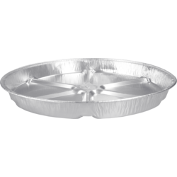 Snackpan, Ø375x38mm, aluminium, zilver