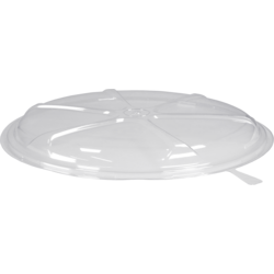 Deksel, snackpan, Gerecycled PET, transparant