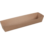 Bak, Karton, A16, snackbak, 185x35x33mm, bruin
