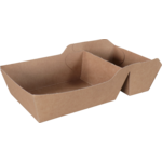 Bak, Karton, A7+1/A23, snackbak, 120x70x35mm, bruin