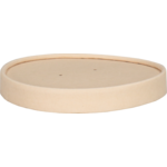 Depa Deksel, soepbeker, Karton + PE, rond, Ø117mm, naturel
