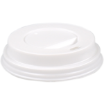 Deksel, PS, rond, Ø80mm, wit