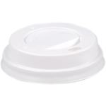 Deksel, PS, met drinkgat, Ø70.3mm, wit