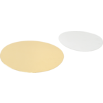 Rondel, Ø16cm, karton + PET, goud/zilver