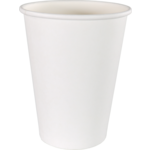  Koffiebeker, Karton + PE, 400ml, 12oz, Ø90mm, wit