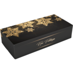  Stoldoos, Glittersterren, Middel, karton, 340x160x80mm, Kerstmis, 