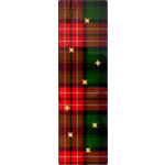 Sluitsticker, Christmas Eve, 200x60mm, papier + PE, rood/groen