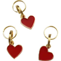 Decoratie charms, Hartjes