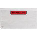 SendProof® Envelop, paklijstenvelop, packing list, 220x115mm, DL, zelfklevend, lDPE, transparant